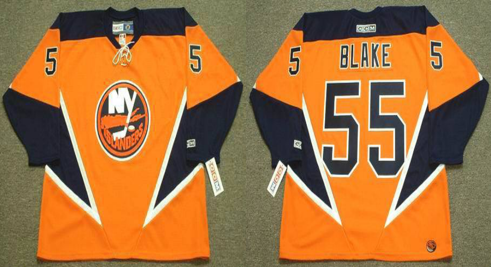 2019 Men New York Islanders 55 Blake orange CCM NHL jersey